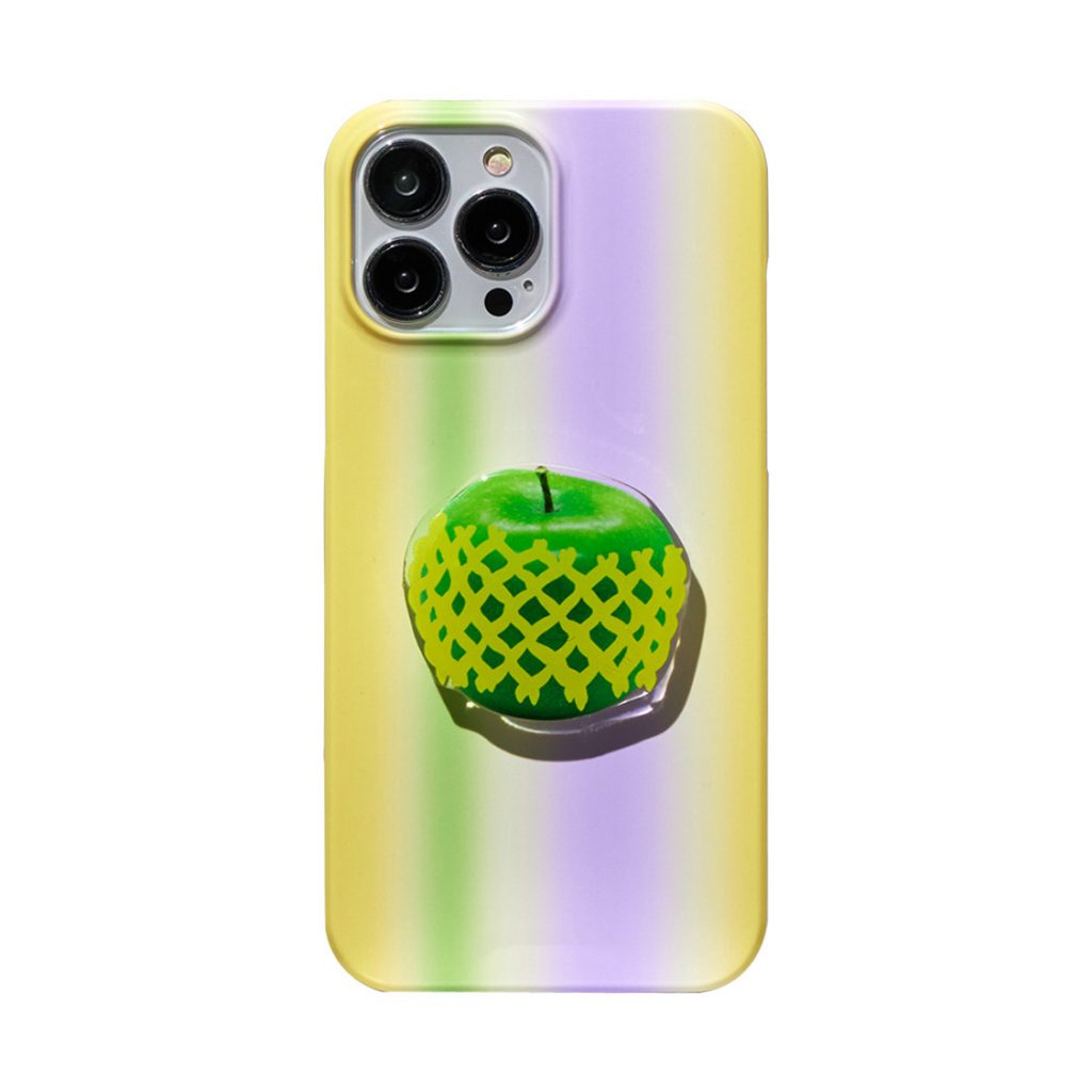 green apple - iPhone Case with MagSafe Holder