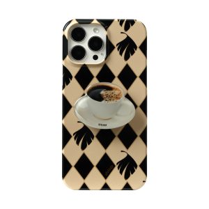 coffee - iPhone Case with MagSafe Holder