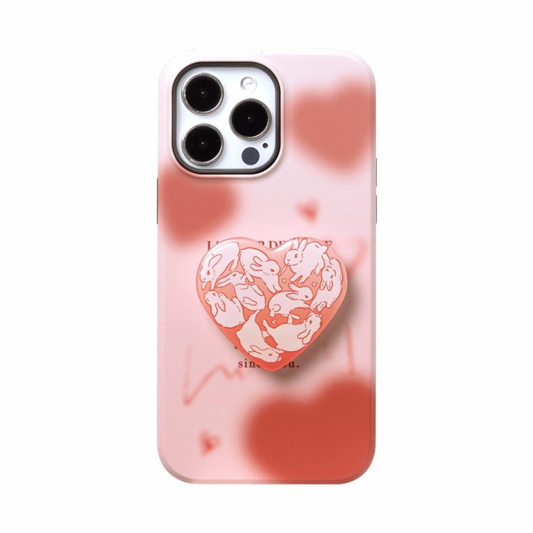 lovely rabbits - iPhone Case with MagSafe Holder