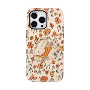 rabbit - iPhone Case with MagSafe Holder