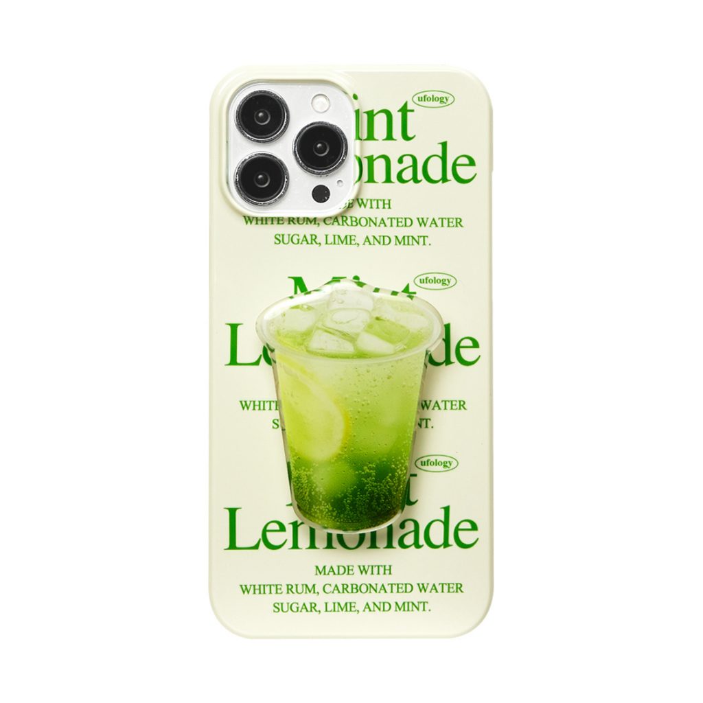mint lemonade - iPhone Case with MagSafe Holder