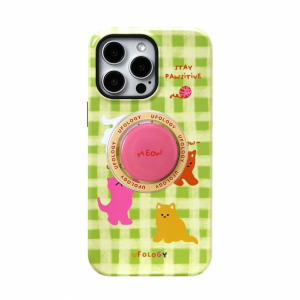 meow - iPhone Case with MagSafe Holder