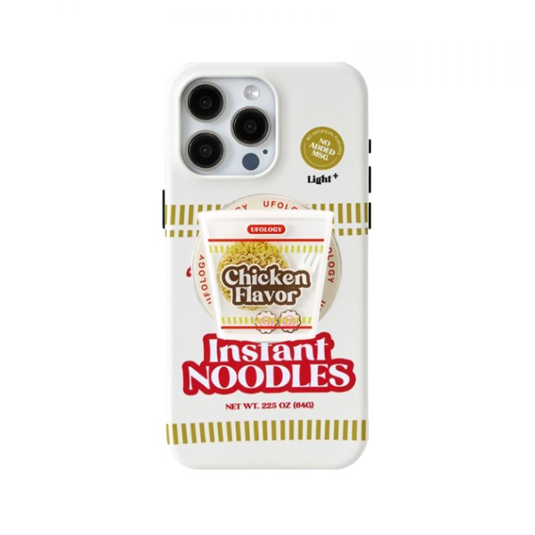 instant noodles - iPhone Case with MagSafe Holder