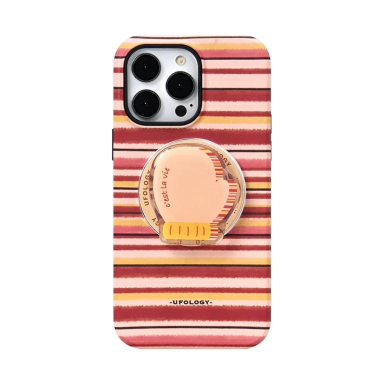 winter stripes iPhone case